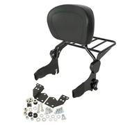 ODKBFG para Road para King para Street para Glide Electra Classic FLHT FLHX Touring 1997-2008 Kit Soporte Soporte Portaequipajes Sissy Bar Carga Caja Trasera Maleta Superior(Negro)