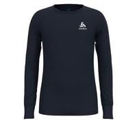 ODLO 159229-20731 BL Top Crew Neck L/S Active Warm Eco Kid - Dark Sapphire T-Shirt Unisex Tamaño 128