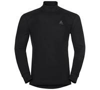 Odlo Active Warm Camiseta térmica de Manga Larga Cuello Alto Hombre | Ropa interior térmica con aislamiento, gestión de la humedad y ZeroScent; poliéster reciclado para esquí y senderismo