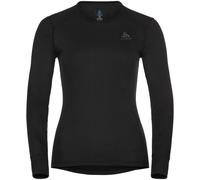 ODLO Active Warm Eco Bl Top Crew Neck L/s W - Mujer - Negro - talla XS- modelo 2026