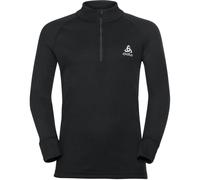 ODLO Active Warm Eco Kids Bl Top Turtle Neck L/s Half Zip - Niño - Negro - talla 4 años- modelo 2027
