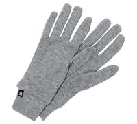 Odlo Active Warm Guantes térmicos Unisex para esquí y Running | Guantes interiores cálidos con gestión de la humedad; poliéster reciclado para esquí, running y senderismo