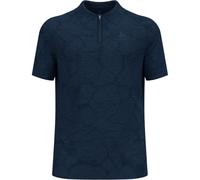 ODLO Ascent Chilltec Polo S/s - Hombre - Azul - talla S- modelo 2024