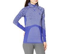 Odlo Bl Blackcomb Longsleeve Camiseta de Manga Larga para Mujer, Clematis Blue Tradewinds-Clematis Blue, Small