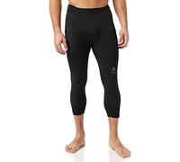 Odlo Bl Bottom 3/4 Performance Warm Pantalon, Hombre, Black - odlo Concrete Grey, S