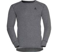Odlo - BL Top Crew Neck LS Active Warm Eco M Steel Grey Melange - Talla XL - Gris Gris XL