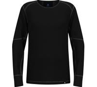 Odlo - BL Top Crew Neck LS Active X-Warm Eco Kids Black - Talla Infantil 128 cm - Negro Negro 128 cm