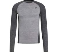 Odlo - BL Top Crew Neck LS Performance 150 M Grey Melange/Dark Grey Melange de Lana - Talla M - Gris Gris M