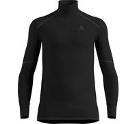 Odlo - BL Top Turtle Neck LS Half Zip Active X-Warm Eco M Black - Talla XL - Negro Negro XL