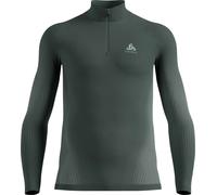 Odlo - BL Top Turtle Neck LS Half Zip Performance Warm Eco M Urban Chic - Talla XL - Gris Gris XL