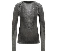 ODLO Blackcomb Eco Bl Top Crew Neck L/s W - Mujer - Gris / Negro - talla XL- modelo 2026