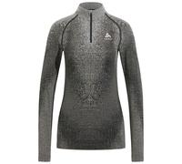 ODLO Blackcomb Eco Bl Top Turtle Neck L/s Half Zip W - Mujer - Gris - talla XL- modelo 2026