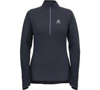 Odlo Camiseta de Manga Larga Unisex 1/2 Zip Zeroweight Negro - Marca EAN: 7617977055136 - Talla: S