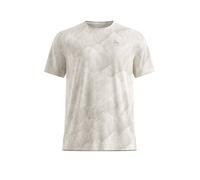 ODLO Camiseta de running para hombre Zeroweight Chill-Tec Print beige | XL