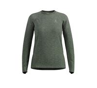 ODLO Camiseta de running para mujer Essentials Seamless oliva | M