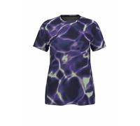 ODLO Zeroweight Chill Tec Print T-shirt Crew Neck S/s W - Mujer - Violeta / Negro / Blanco - talla S- modelo 2025