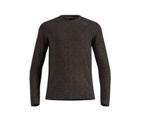ODLO Camiseta de running sin costuras Essentials para hombre marrón | M