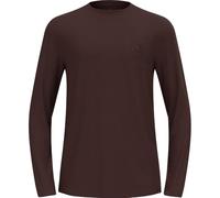 Odlo Camiseta de Senderismo de Manga Larga Merino 200 I para Hombre, Transpirable, para Senderismo