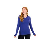 Odlo camiseta manga larga Merino 200 vêtement running femme M Bleu marine