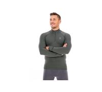 Odlo camiseta manga larga Performance Warm ECO 1/2 zip vêtement running homme M Kaki