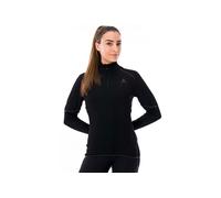 Odlo camiseta manga larga X-Warm 1/2 zip ECO vêtement running femme L Noir