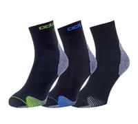 ODLO Ceramicool Quarter 3 Pack - Hombre - Negro - talla 36/38- modelo 2024
