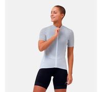 Odlo Collar Full Zip Zeroweig (blanco - negro) maillot de ciclismo para mujer