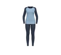 ODLO Conjunto de ropa interior funcional para mujer ACTIVE WARM ECO azul | S