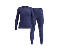 ODLO Conjunto térmico largo Fundamentals Performance para mujer lila | S