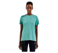 Odlo Damen T-Shirt Crew Neck Shortsleeve Essential Seamless Laufbekleidung Laufshirt Aqua Haze Melange - Türkis XS