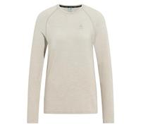 Odlo Essential Seamless Crew Neck Camiseta de Manga Larga Mujeres Gray Ridge Melange