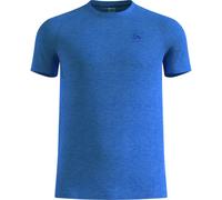 Odlo - Ropa para trail running - Essential Seamless Tee M Dazzling Blue Melange - Talla M - Azul Azul M