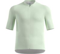 ODLO Essential T-shirt S/u Collar S/s Full Zip - Hombre - Verde - talla M- modelo 2025