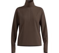 Odlo - Forros polares mujer - Essential Thermal Mid Layer 1/2 Zip W Brown Granite - Talla XS - Marrón Marrón XS