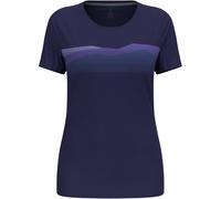 Odlo - F-Dry Ridgeline T-Shirt Crew Neck S/S W Eclipse para Mujer - Talla S - Azul marino Azul marino S