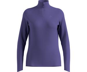 Odlo - Forros polares mujer - Mid Layer Half Zip Essential Ceramiwarm W Skipper Blue para Mujer - Talla S - Azul marino Azul marino S