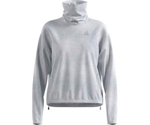 Odlo - Forros polares mujer - Odlo X POW Mid Layer Turtle Neck W Silver Grey para Mujer - Talla XS - Gris Gris XS