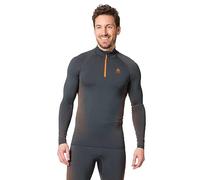 Odlo Bl Top Turtle Neck L/S Half Zip Performa Undershirt, Negro, Large para Hombre
