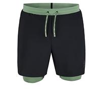 Odlo Hombre Pantalones Cortos de Running 2 en 1 X-ALP Trail 6 Inch