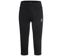 Mallas de running odlo tights 3/4 essential mujer negro S