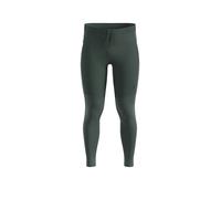 ODLO Mallas de running para hombre Zeroweight Warm Reflective 2.0 verde oscuro | L