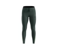 ODLO Mallas de running térmicas Essential para mujer verde oscuro | S