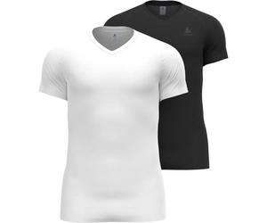 Odlo Men's Active Everyday Eco Base Layer Two-Pack, White - Black, L