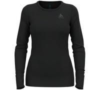 ODLO Merino 200 Bl Top Crew Neck L/s W - Mujer - Negro - talla XS- modelo 2026