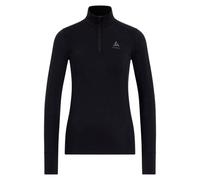 ODLO Merino 200 Bl Top Turtle Neck L/s Half Zip W - Mujer - Negro - talla S- modelo 2026