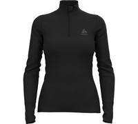 ODLO Merino 200 Bl Top Turtle Neck L/s Half Zip W - Mujer - Negro - talla S- modelo 2026