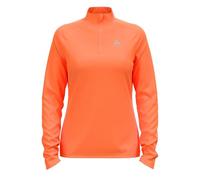 Odlo Mujer Carve Light Midlayer con Cremallera 1/2 Berra, Naranja, Large