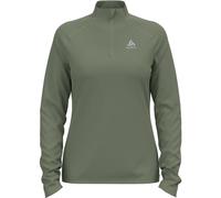 Odlo Mujer Carve Light Midlayer con Cremallera 1/2 Berra, Verde, Extra-Small