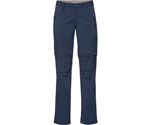 ODLO Mujer Pantalones Zip-Off Wedgemount Pantalones, Mujer, Pantalones, 527801-20377-42, Azul Marino, 52