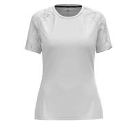 Odlo Mujeres Essential Print Crew Neck Laufbekleidung Camiseta De Running White - Blanco XS